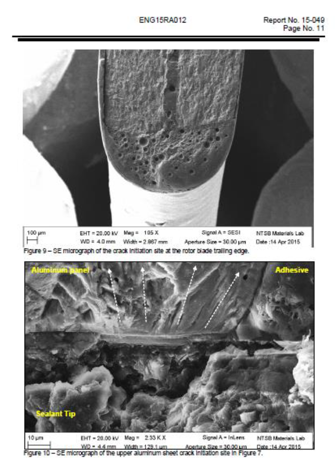 NTSB Materials Laboratory report