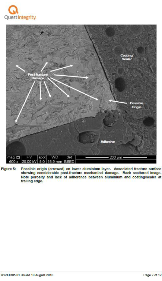 Quest Integrity NZL metallurgical examination report