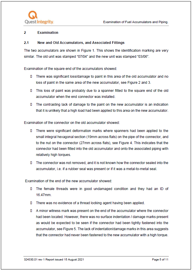 Photo of Quest Integrity Metallurgy Report