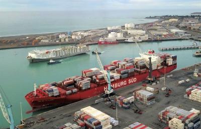 Photo of Rio De La Plata alongside at Prime Port, Timaru | Photo: John Bisset