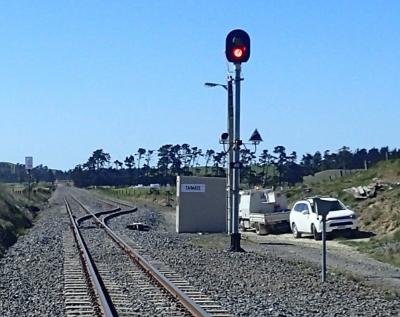 Photo from site - the Taimate crossing loop.