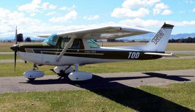 Cessna 152 ZK-TOD (Cessna A). Courtesy of Flight Training Manawatu.