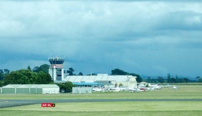 The Hamilton Airport air traffic control tower. Airways Corp photo