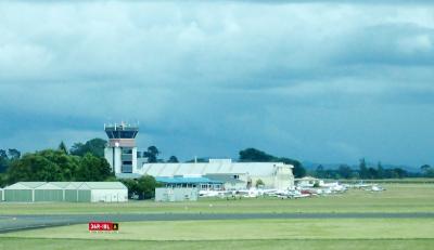 The Hamilton Airport air traffic control tower. Airways Corp photo
