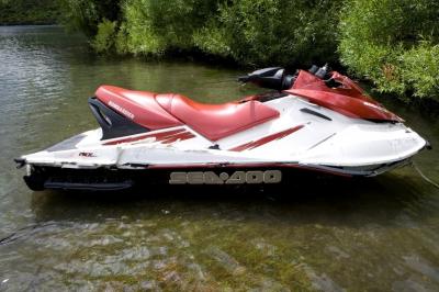 Personal watercraft Sea-Doo GTX 155 post accident. Courtesy of New Zealand Polic