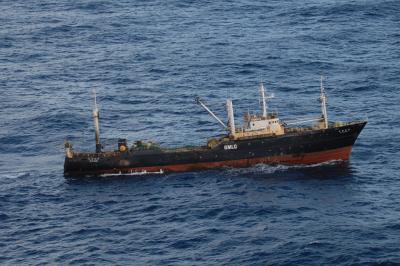 The O Yang 70 at sea. Courtesy of the New Zealand Defence Force.