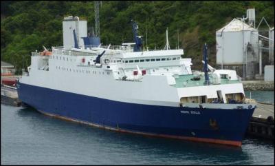 The ferry Monte Stello. Courtesy of Blue Bridge.