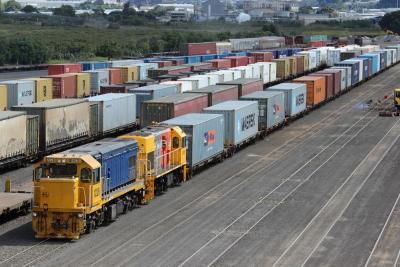 The Westfield rail yards. Photo: Alex Burgess | nzrailphotos.co.nz