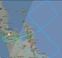 NZ30 flight track [Image: FlightRadar]