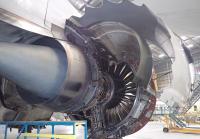 Photo - one of the engines, opened for inspection