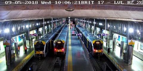 Britomart station soon after the incident (Photo: Auckland Transport)