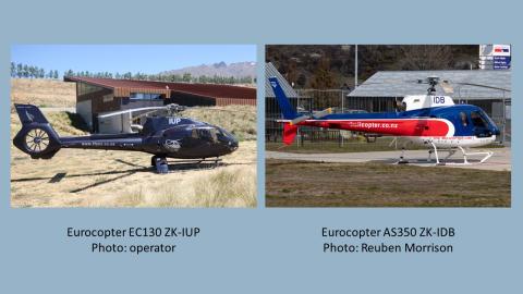Composite image displays a photo of each helicopter.