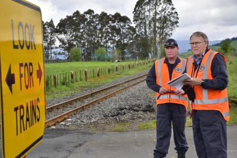 Rail investigators on site